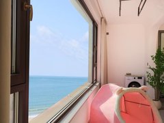 威海高区后峰西金地观海澜湾 一线海景大平层 电梯洋房 下楼30米到沙滩出租房源真实图片
