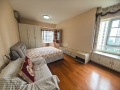 武汉沌口开发区江汉大学万科金域蓝湾 家电齐全 3室2厅2卫 精装修出租房源真实图片