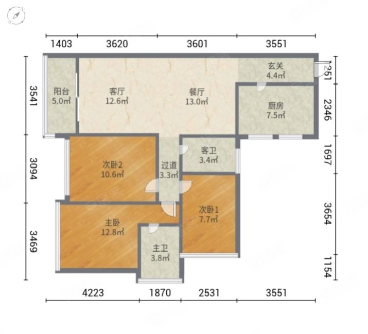 低指导价90w,2017年新小区,满五红本,看房方便,合正丹郡二手房,310万