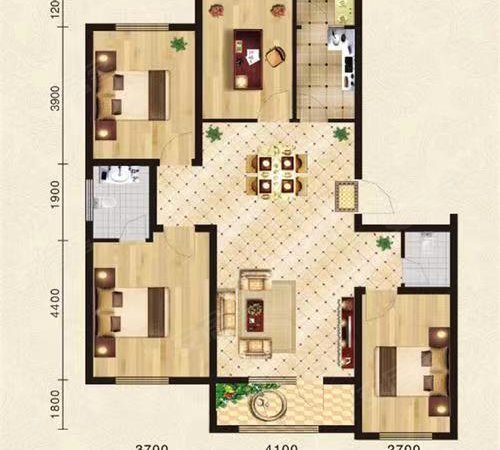 苏州工业园湖东枫情水岸枫情水岸四室两卫无隔断,民用水电拎包即住,近