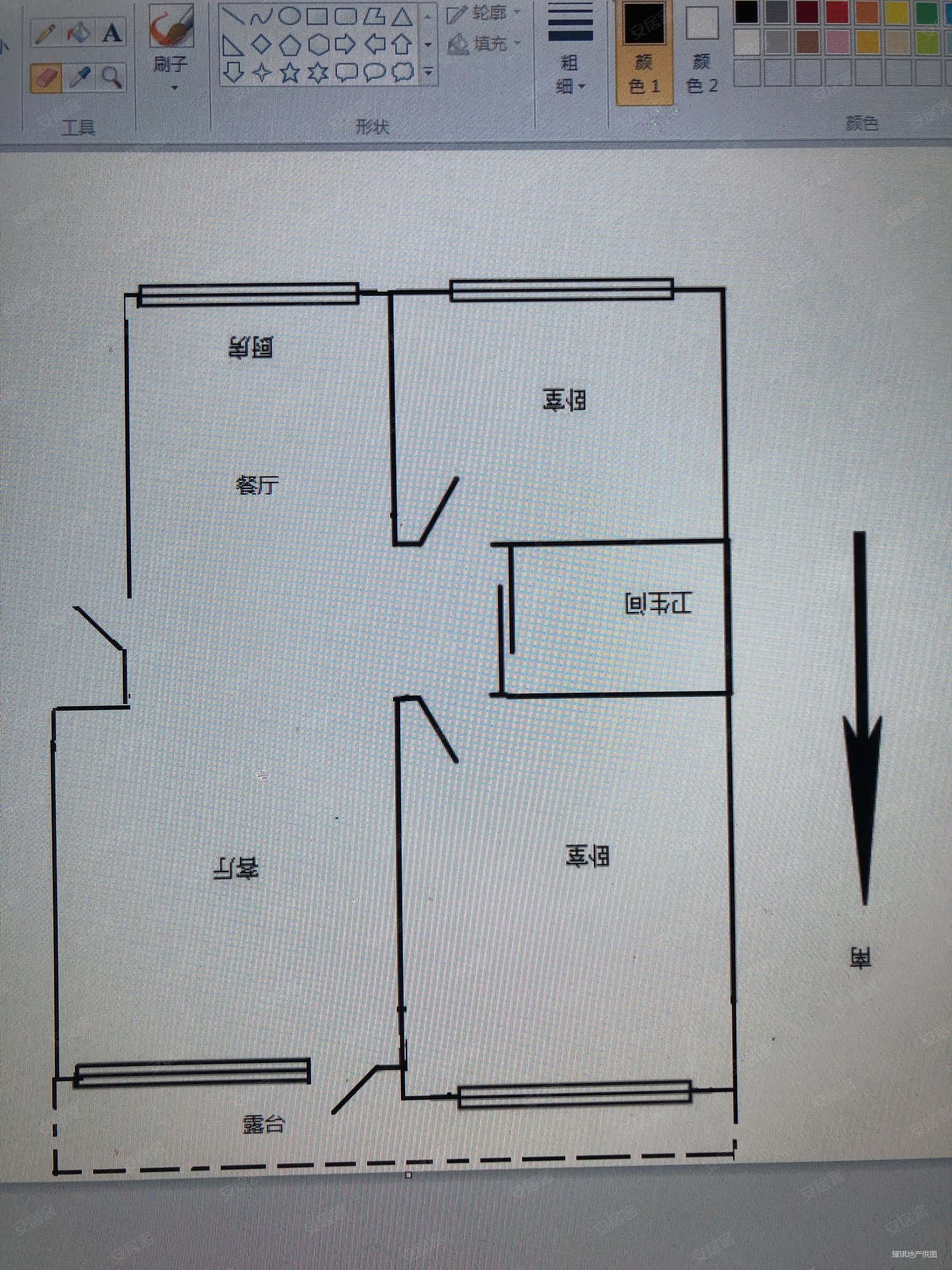 西山香麓(二期公寓)2室2厅1卫81.18㎡南北60万