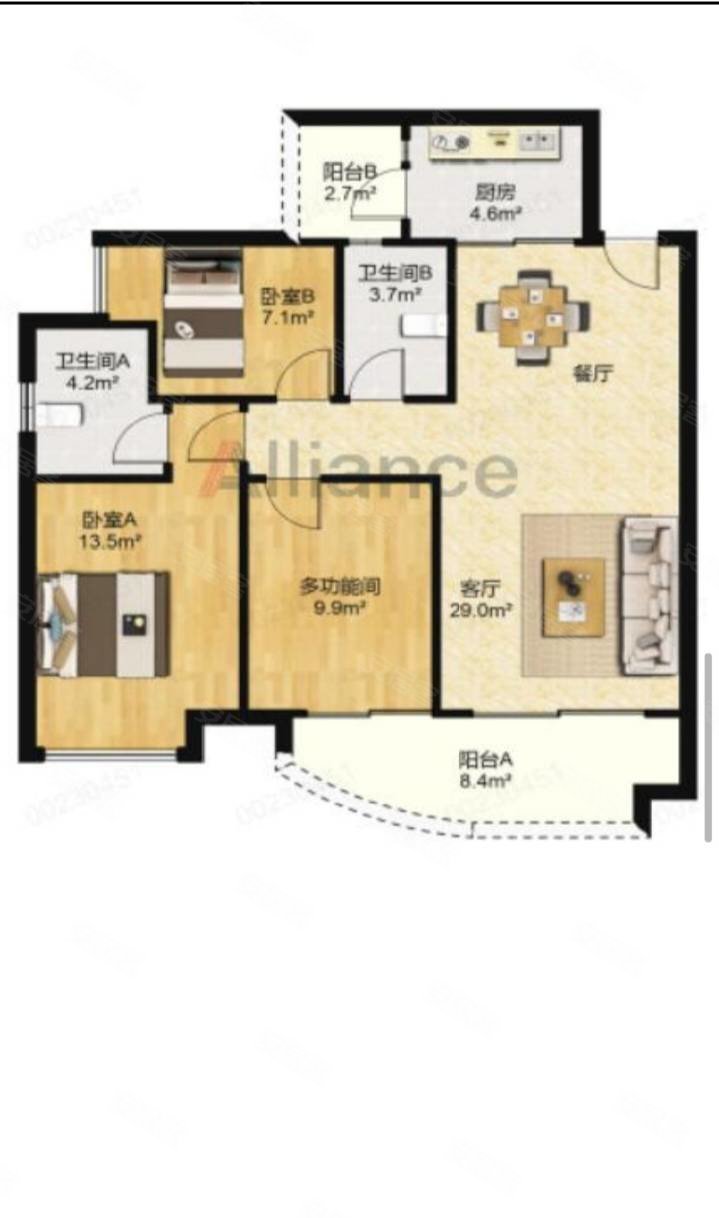 格力海岸一线海景房屋保养非常好四房两厅