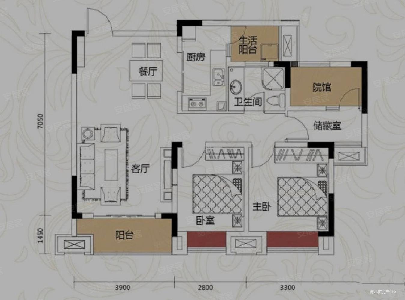 渝北隆鑫鸿府 电梯房精装修满二楼层好视野无遮挡