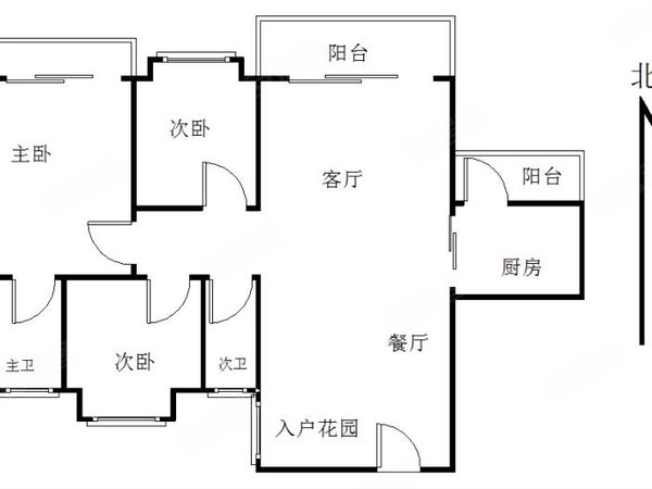 华盛城市花园户型图图片