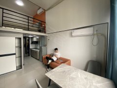九汇城旁精装单身公寓 复式电梯房 可押一付一可短租