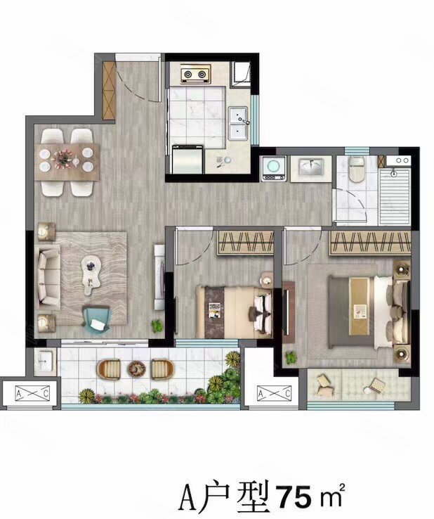 好房急售丽都花园精装修2房楼层视野开阔