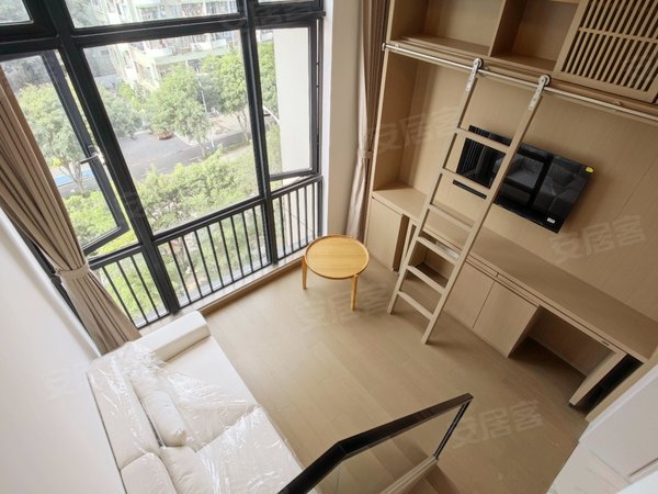 深圳宝安沙井仁恒芯梦公园(商住楼)仁恒精装复式公寓 全齐1房1厅,采光