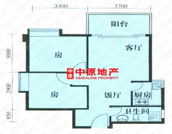 【多图】富力半岛直出阳台两室采光好 正望珠江景观好, 富力半岛花园