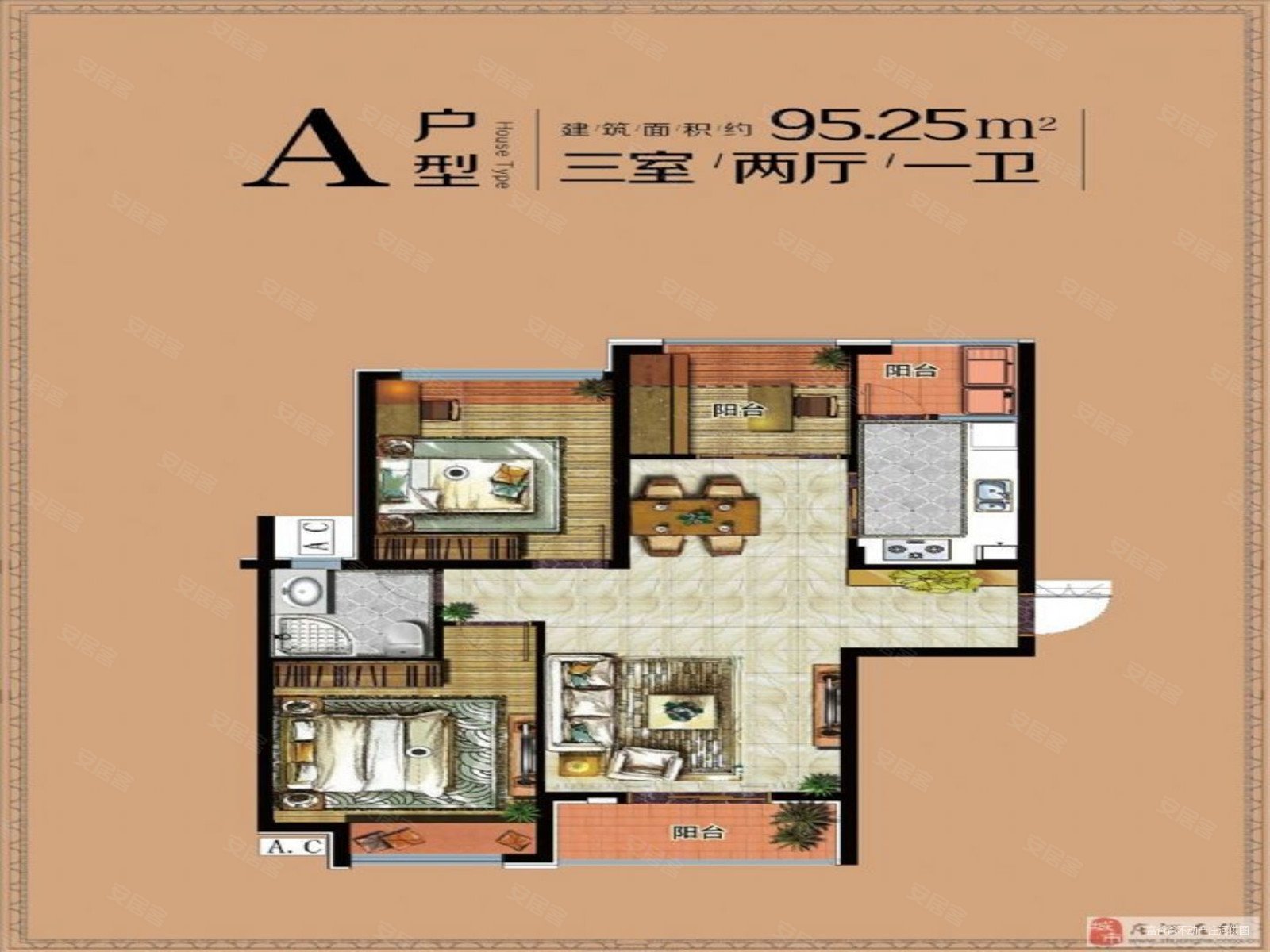 蓝湾国际精装修三室近将军湖电梯好楼层