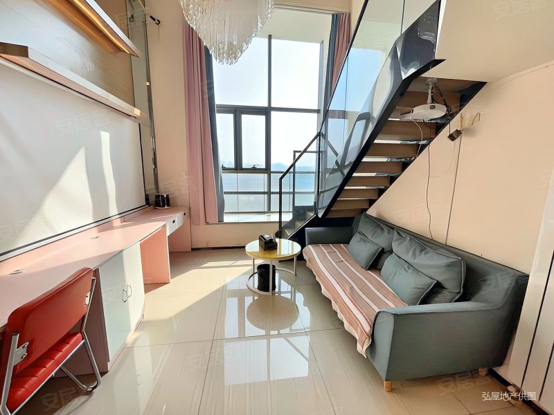 恒大精装复式公寓 紧挨济南大学 出租 高 无空置期随时看,恒大睿城