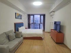 华容华容城区城区中心步行街  千亩湖 友阿国际公寓 精装一房一厅出租出租房源真实图片