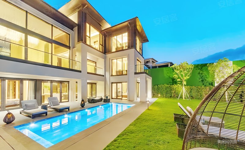 海棠湾301旁保利独栋别墅赠送百平私家花园实得500平