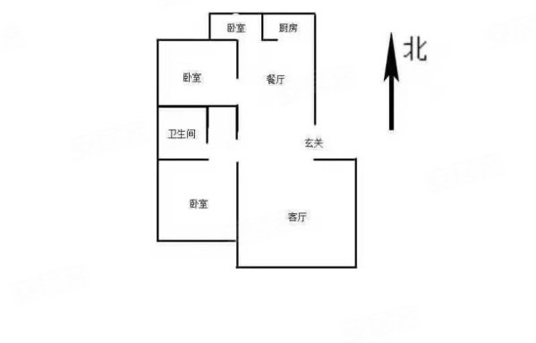 祥和家苑3室2厅1卫105㎡南北52.8万