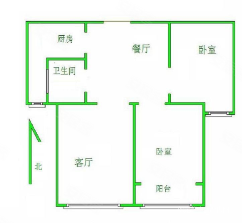 楼位好 清山 对面,东湖印象二手房,87万,2室2厅,1卫,88平米-保定安居