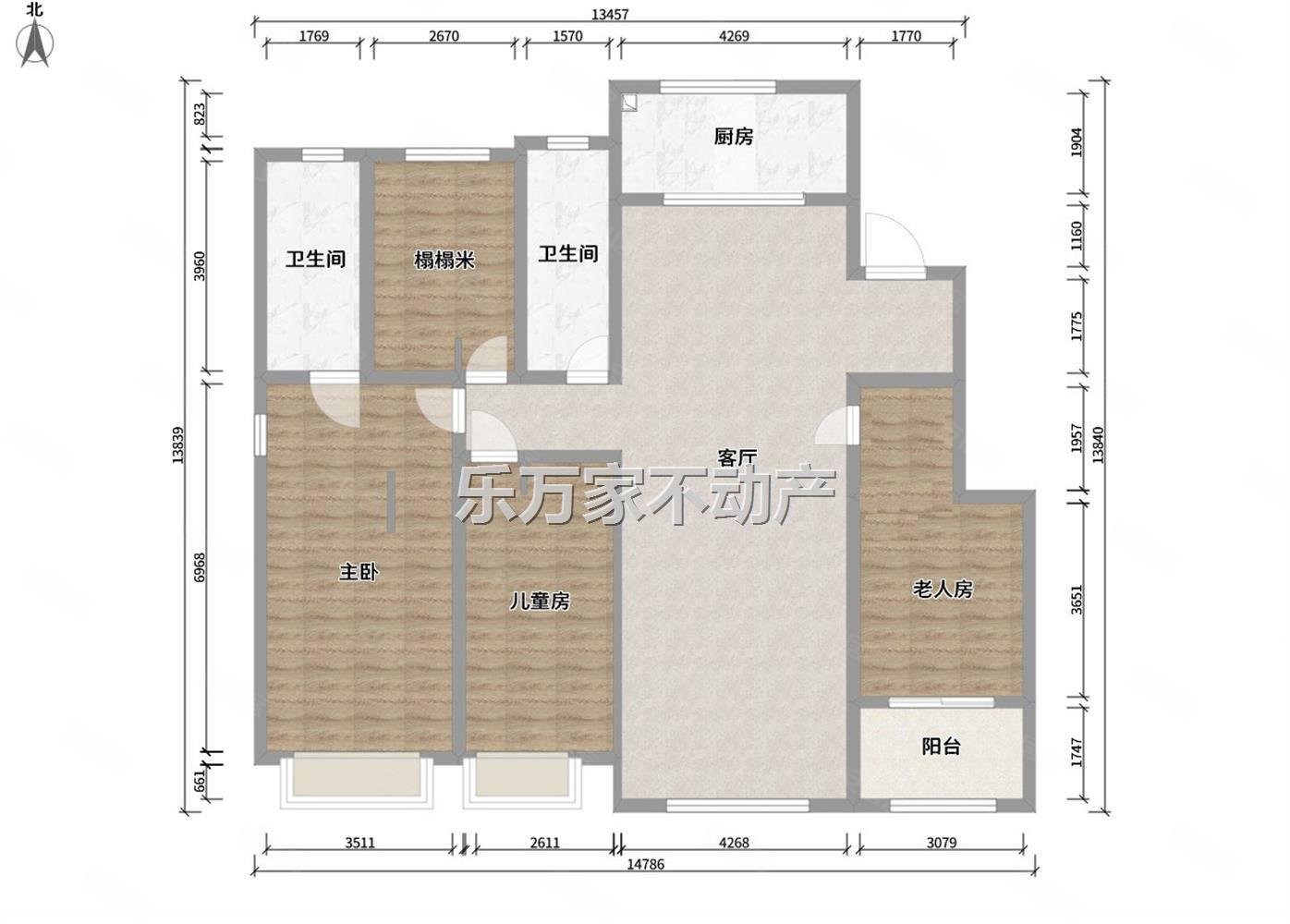 11层小高四居室 电梯入户客厅朝阳 通透品质物业 北海谷德茂,紫宸名郡