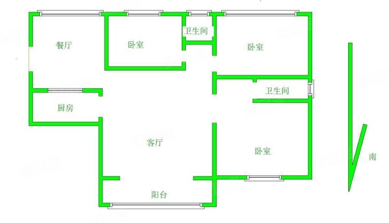 南北通透 中间楼层 商品房 楼龄新 带电梯 低容积 居家自住,天明城