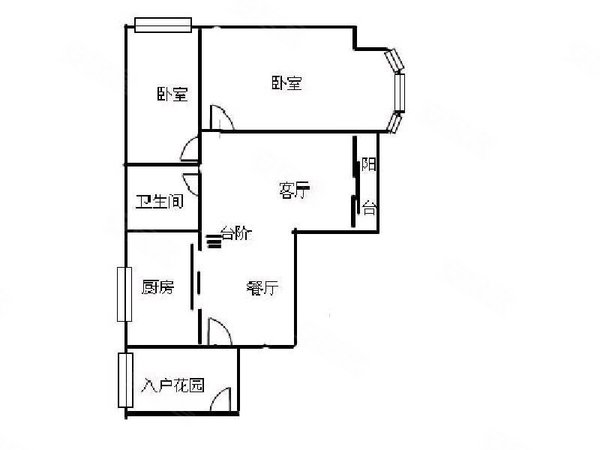 重庆南岸弹子石东海长洲b区弹子石环线旁 东海长洲b区 2室2厅1卫 精