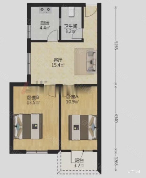 38平米-武汉安居客