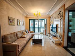 吕梁离石火车站恒大华府78平米经典两居室，家具家电齐全，拎包入住，看房方便出租房源真实图片