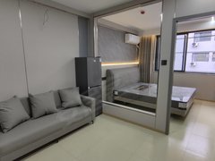 绍兴镜湖洋江西路华锦江樾府附近 精装一室一厅 带投影仪 干湿分离 免费停车出租房源真实图片