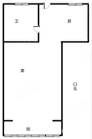 海滨八村1室1厅1卫28.8㎡南北120万