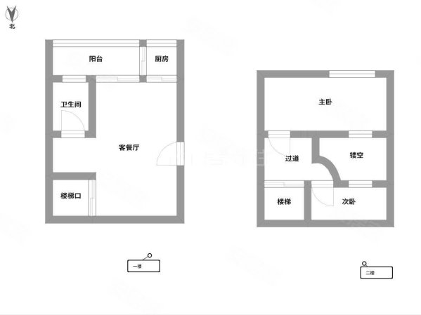 嘉华绿洲2室1厅1卫46㎡南北56万