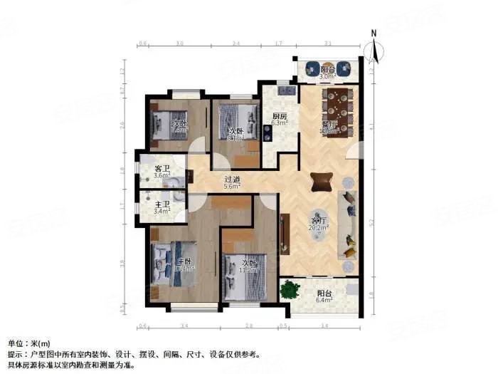 新建城户型图107图片