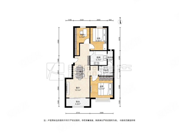 【多图】瑞悦府,孙河租房,洋房3居室,集中供暖暖气片,家具家电都有