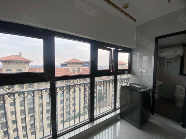 海宁海宁市区马桥藏绿园马桥小镇广场附近 精装1室 全新家电出租 朝南带大阳台出租房源真实图片