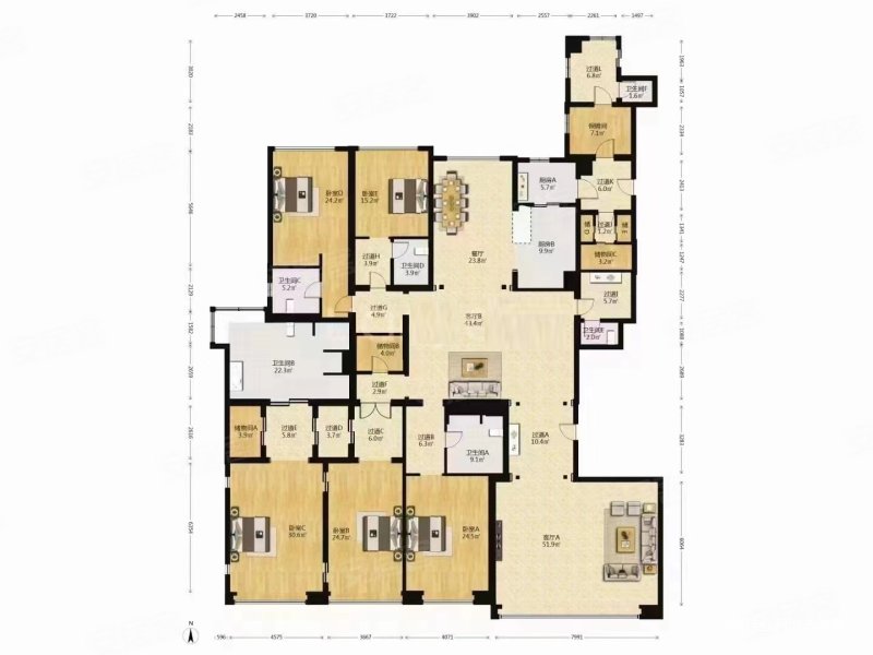 4217)w急售合生霄云路8号 法拍房 环境好 居住密度低