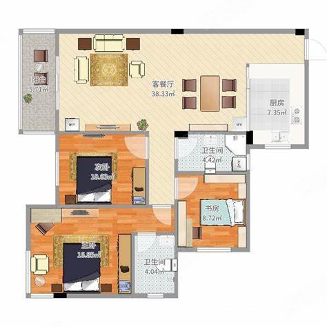 金碧苑花都广场旁电梯三房两卫安静不靠路看房有钥匙