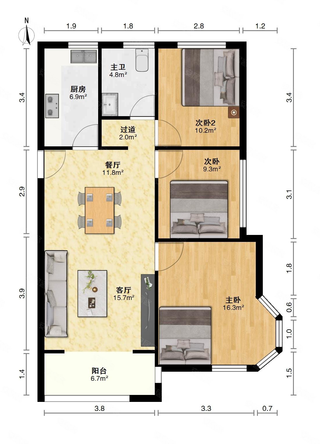 南昌房产网>南昌二手房>南昌县二手房>莲西路二手房>君悦府>1102_1529