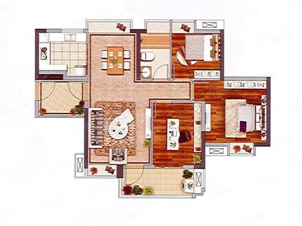【多图】实地常春藤(四期),永和开发区租房,实地常春藤(四期) 3室2厅1