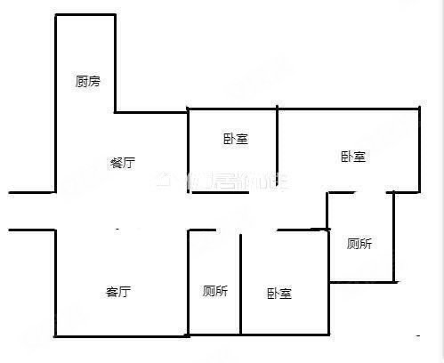 巴中巴州回风凯莱国际社区回风 费尔顿酒店对面 精装套三出租 1.