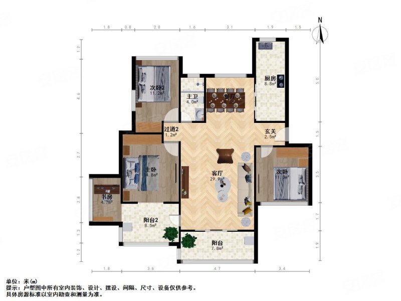 青山湖香溢花城3区 小区绿化高 高楼层采光充足 临地铁 满五
