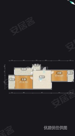 万东花园2室2厅1卫73㎡东南50万