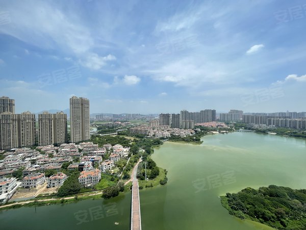 泉州晋江万达广场世茂御龙湾湖心岛面看人工湖现代简约温馨两房出租