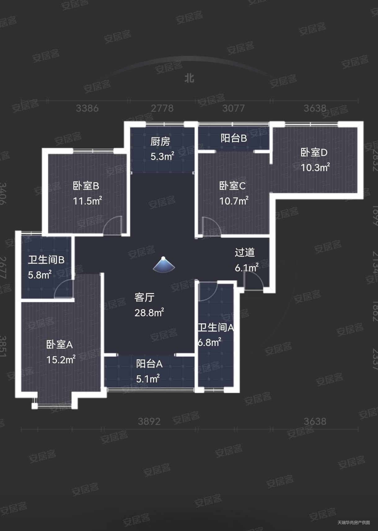 熙地港大融城旁次新小区百米楼间距采光视野无遮挡
