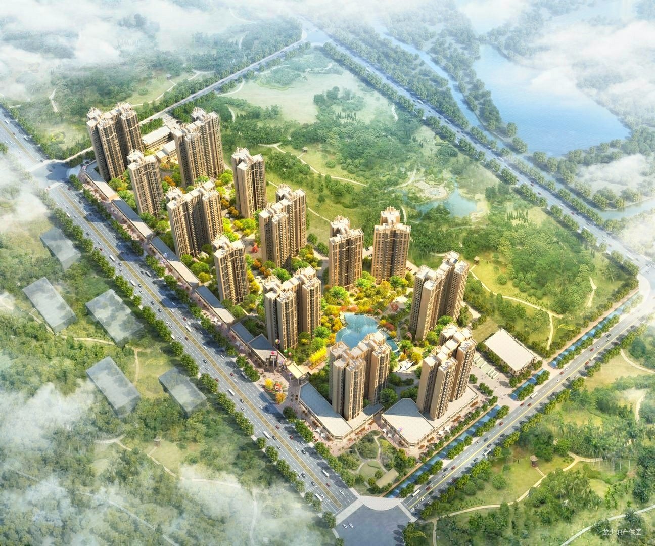 朝南美的翰湖苑89平3室2厅精装修看房方便有钥匙