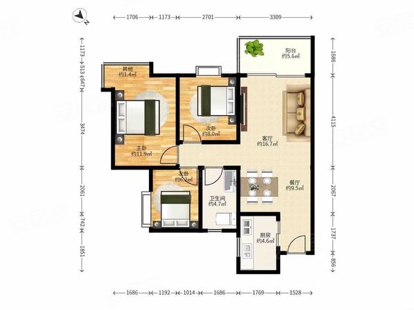 深圳光明公明宏发天汇城(商住楼)真图实价.