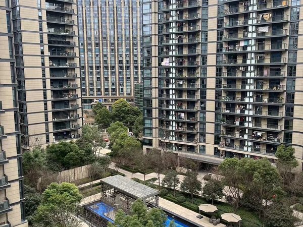 杭州拱墅和睦天阳武林邸天阳武林邸 横厅三房 超大落地窗 带大泳池,一