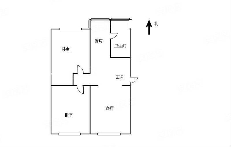 上园小区3室1厅1卫72㎡南北39.8万