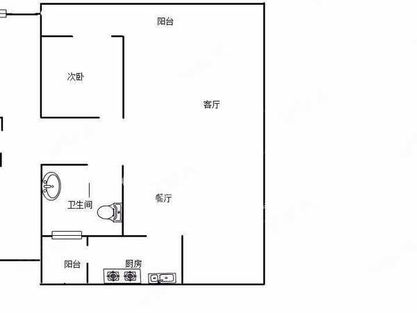 戶型 戶型圖 平面圖 600_450