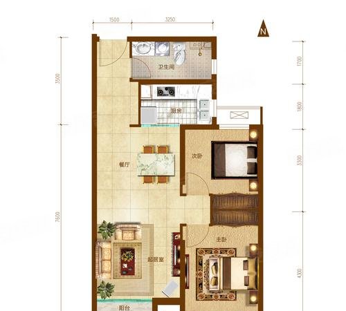 【多图】上上城第三季,燕郊租房,燕顺路三季大两居,中高层采光刺眼