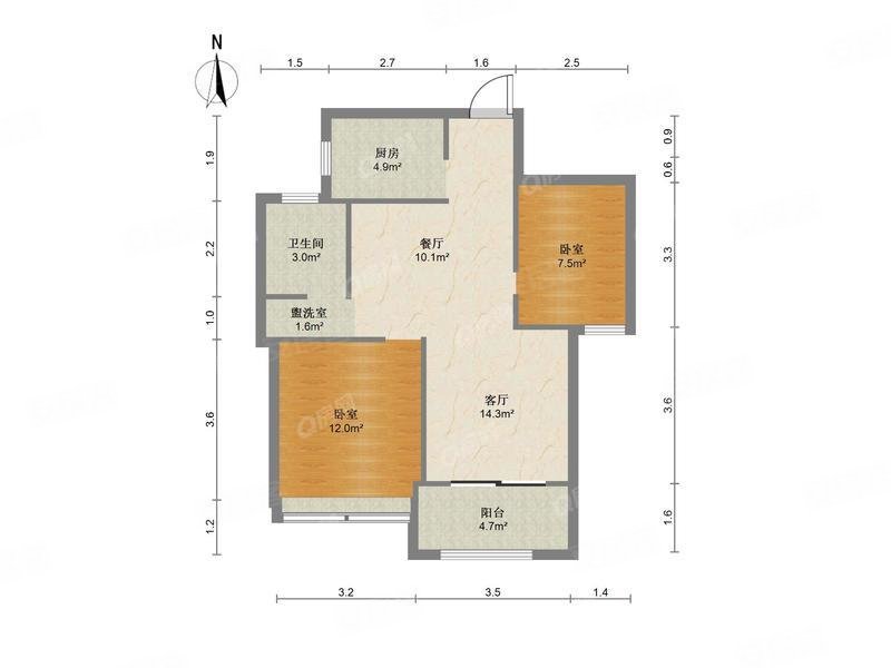 贡院2室2厅81m毛坯,贡院二手房,135万,2室2厅,1卫,80平米-合肥安居客