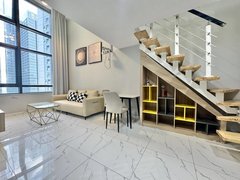 深圳龙华民治深圳北 红山 龙光玖钻精装复式大一房 拎包入住出租房源真实图片