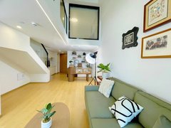 深圳宝安沙井ins风精装商住两用loft 电梯高楼层带阳台 空间大采光好出租房源真实图片