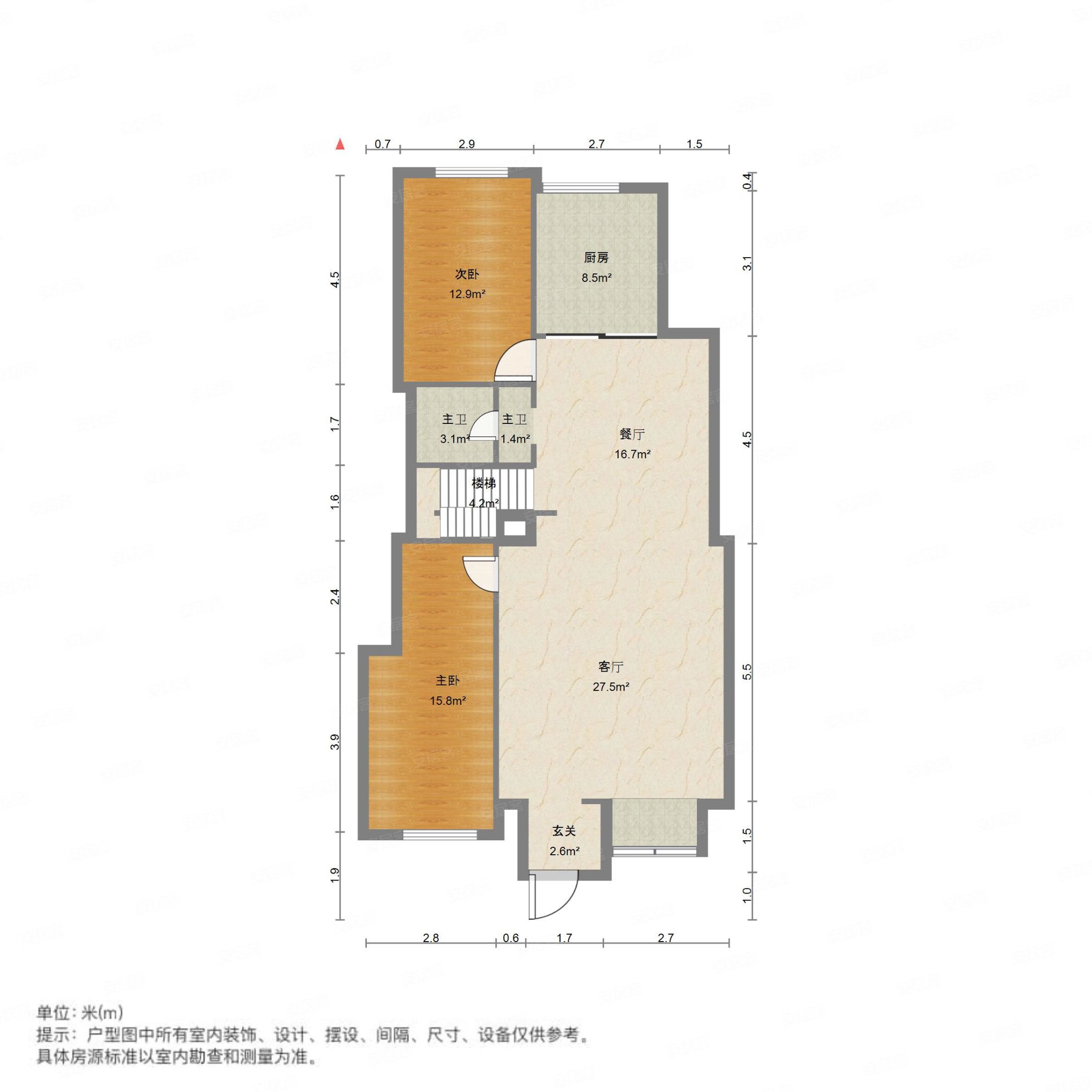 长城花园户型图片