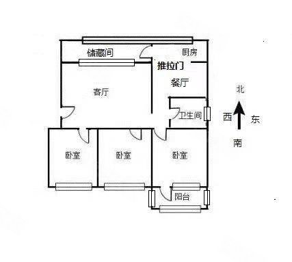 鑫海苑精装三室拎包入住102平米89w