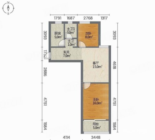 协和家园(南区)2室1厅1卫78.42㎡南460万